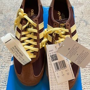 Adidas SL 72 OG in Maroon/Almost Yellow/Preloved Brown